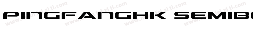 pingfanghk semibold字体转换